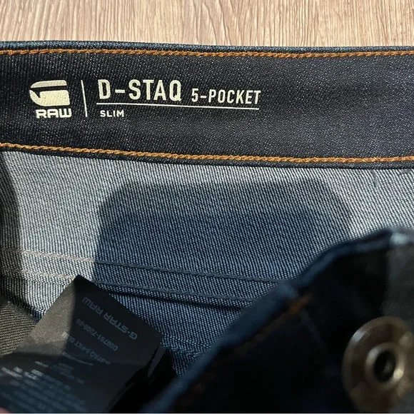 G-Star Raw - D-Staq 3D 5-Pocket Slim Jeans / 29 / Dark Aged
